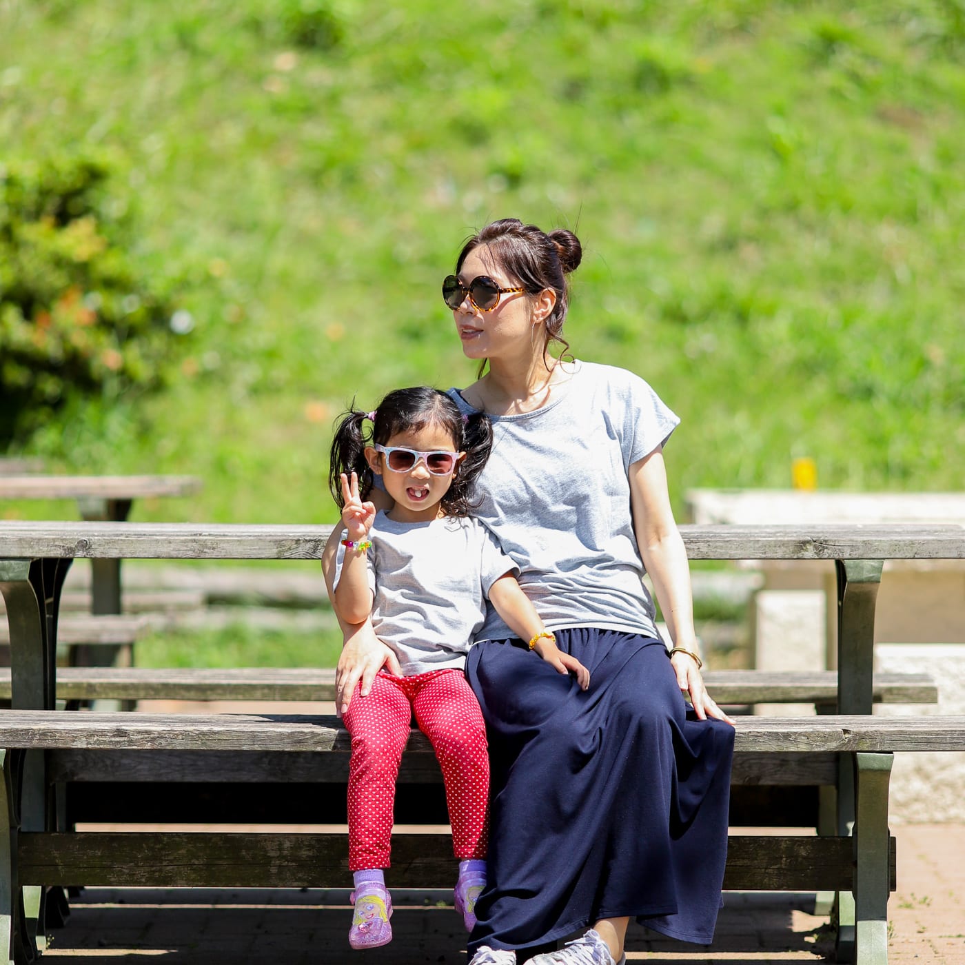 Flowers親子リンクコーデTシャツフロント